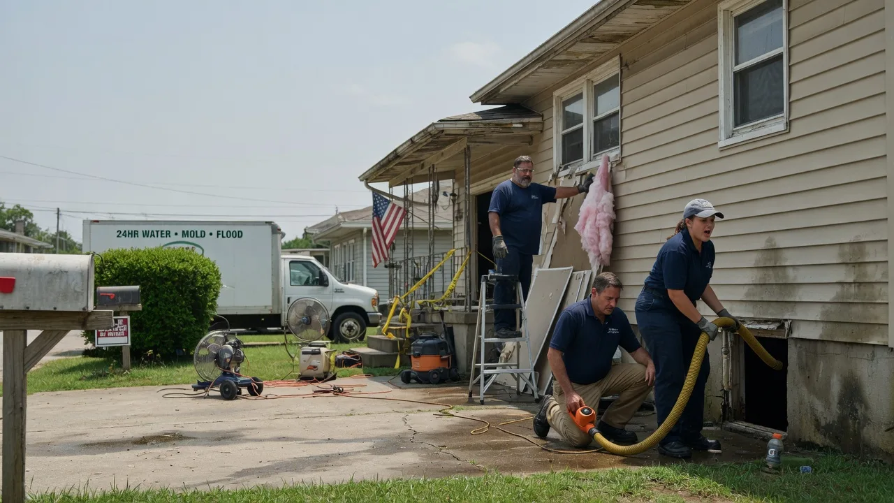 Water Damage Repair in Bentonville, AR near me